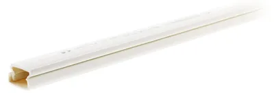 Image de Goulotte pour câbles TV (blanc 9016), 7 x 12 mm, blanc, 2 mètres - Zenitech