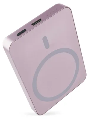 Powerbank EMOS WI 522, 5 000 mAh, 20 W+Wireless, lachs
