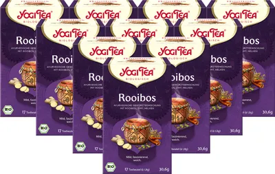 Produktbild von 10 x  YOGI TEA Rooibos | 10 x 30,6g