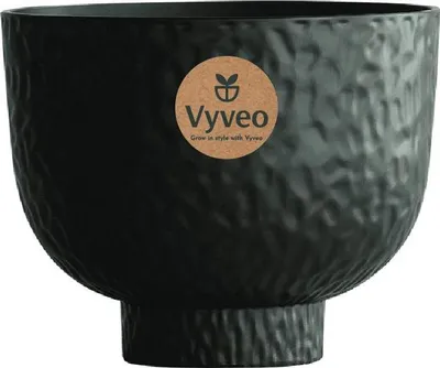 Immagine prodotto di Vyveo - Vaso da fiori Oro - Nero - 31x25