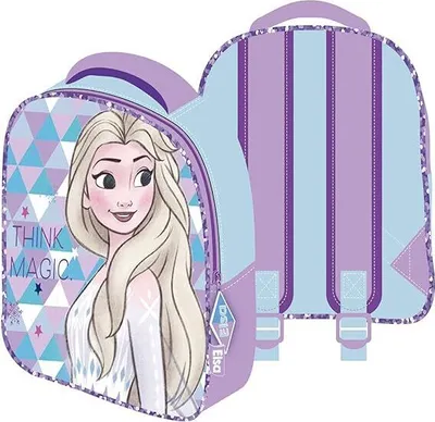 Produktbild von Arditex Disney Mädchen Rucksack Kinderrucksack FROZEN lila Think Magic