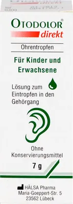 Produktbild von OTODOLOR direkt Ohrentropfen, 7 g Lösung