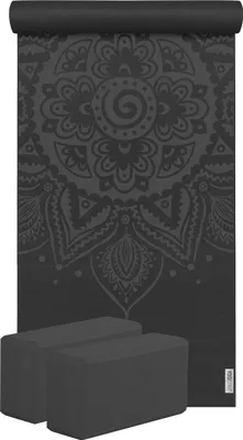Produktbild von Yoga-Set Starter Edition - spiral mandala (Yogamatte + 2 Yogablöcke)