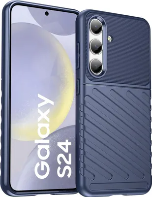 Immagine prodotto di Custodia del telefono cellulare per Samsung Galaxy S24 copertura Thunder Case TPU antiscivolo protettivo