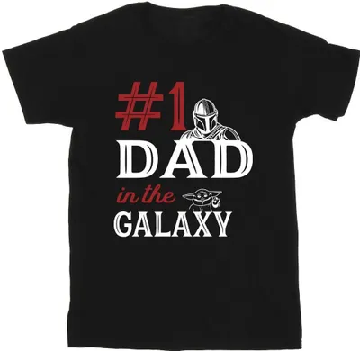Produktbild von Star Wars - "Mandalorian Number One Dad" T-Shirt für Herren BI52006 (XXL) (Schwarz)