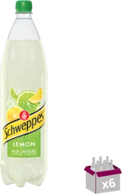 Image de Schweppes Citron Lemon - 6 x 1.5 L