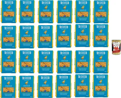 Produktbild von De Cecco Casareccia N°88, 100% Italienisch Pasta Nudeln 24x 500g + Italian Gourmet Polpa 400g
