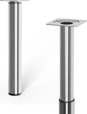 Obrázek produktu pro Walteco Nábytková noha průměr 30mm, výškově nastavitelná 210-350mm, chrom