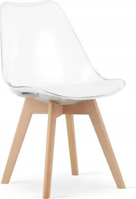 Produktbild von Esszimmerstühl Küchentühl Wohnzimmerstuhl Essensstuhl 49x52x82 cm; Transparent-Braun
