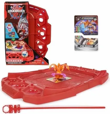 Produktbild von Bakugan Brawl Zone kompaktes Spielset mit Special Attack Dragonoid, individualisierbare Actionfigur, Sammelkarten, Kinderspielzeug für Jungen und Mädchen, Spielset, 6 Jahr(e)