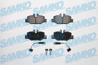Produktbild von SAMKO Bremsbeläge Satz Hinten Bremsklötze passend für MERCEDES-BENZ VIANO (W639) 5SP1246