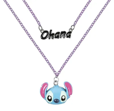Productafbeelding van Peers Hardy - Set van 2 Disney Stitch halskettingen - Thema-accessoires