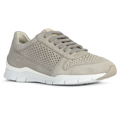 Produktbild von Geox - Damen Sneaker "Sukie", Wildleder FS10742 (38 EU) (Hellgrau)