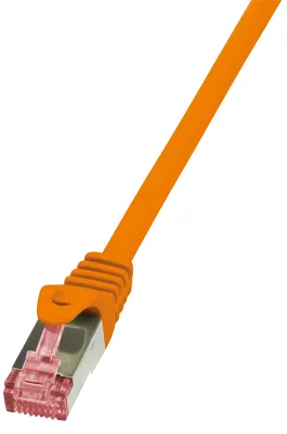Produktbild von LogiLink Cat.6 S/FTP, 3m, 3 m, Cat6, S/FTP (S-STP), RJ-45, RJ-45, Orange