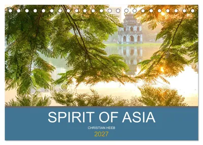 Produktbild von Spirit of Asia (Tischkalender 2027 DIN A5 quer), CALVENDO Monatskalender