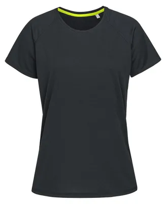 Image de Stedman - T-shirt pour femmes à manches raglan LT848 (M) (noir)