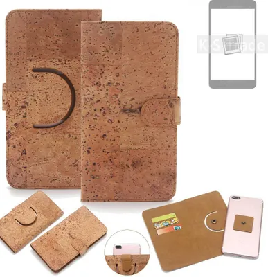 Produktbild von K-S-Trade Handy-Hülle Schutz-Hülle kompatibel mit Samsung Galaxy S23+ Handyhülle Schutzhülle Korkhülle Kork-Hülle 1x
