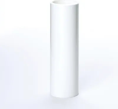 Image de Douille de bougie E14 Plastique pour douille de bougie Lustre Enveloppe de bougie ø26mm L85mm Blanc lisse