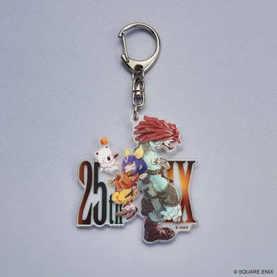 Produktbild von Final Fantasy IX Acryl-Schlüsselanhänger 25th Anniversary Eiko & Salamander