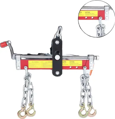 Produktbild von Motorheber, 900 kg Tragfähigkeit, Konstruktion aus Kohlenstoffstahl