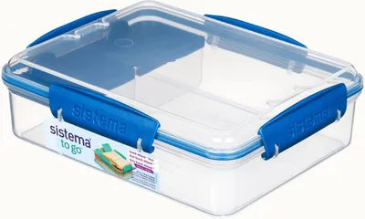 Produktbild von Sistema Snackbox SNACK ATTACK DUO TO GO 975 ml zufällige Farbe (1 Stück)