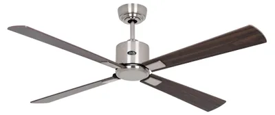 Immagine prodotto di Ventilatore da soffitto a risparmio energetico con telecomando Eco Neo III WiFi 132 cm Cromo opaco Lame Noce / Ciliegio
