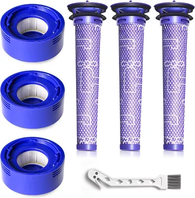 6er Set Ersatzfilter für Dyson V7, V8, V8 Animal & Absolute