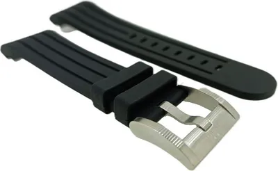 Produktbild von TW STEEL Uhrenarmband 24mm Silikon schwarz CEB214 TW849