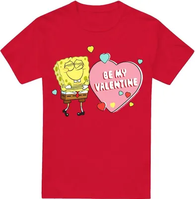 Produktbild von SpongeBob SquarePants - "Be My Valentine" T-Shirt für Herren TV6375 (M) (Rot)