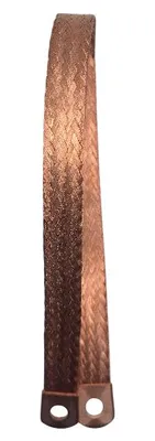 Obrázek produktu pro Měděný Zemnicí Vodič 500Mm 10,5/10,5Mm Š 19Mm