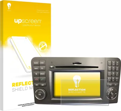 Produktbild von upscreen Schutzfolie für Mercedes-Benz Comand APS 2.5 Displayschutz Displayschutzfolie Folie Matt Entspiegelungsfolie