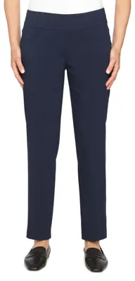 Productafbeelding van RUBY RD. Damesbroek, extra stretch, model "Petite", denim, marineblauw, maat 4P