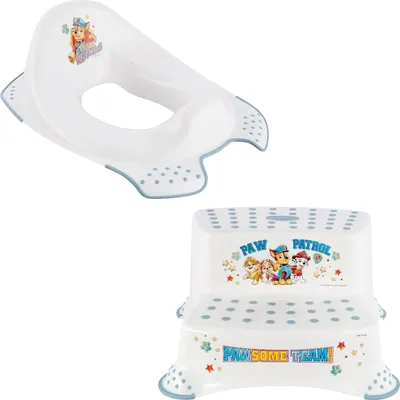 Produktbild von Anti-Rutsch-Toilettensitzbezug - Paw Patrol Anti-Rutsch-Plattform Weiß Max 120kg