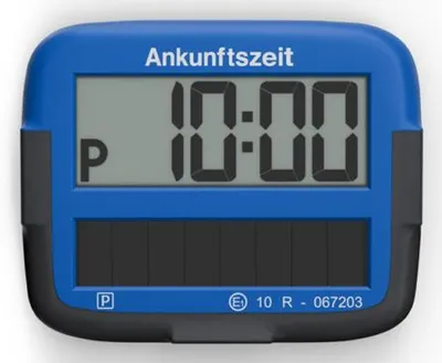 Produktbild von Needit PARK Micro Solar elektr. Parkscheibe Zulass. schw.