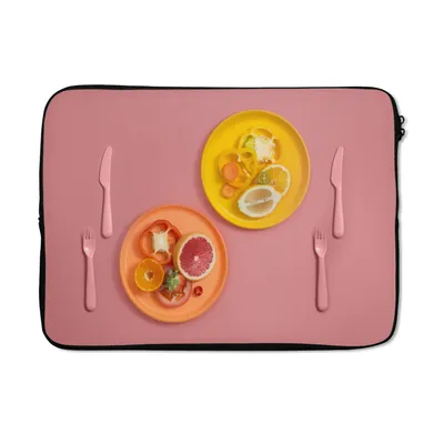 Produktbild von MuchoWow® Laptop Hülle 14 ZollGesundes Essen Laptoptasche - Laptoptasche - Stoßsicher - Schutzhaube