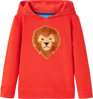 Produktbild von Kinder-Kapuzenpullover Rot 104