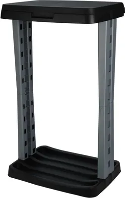 Obrázok produktu pre Stojan na odpadkové koše Storage Solutions 60L čierny plast 31,0x43,0x9,5 cm