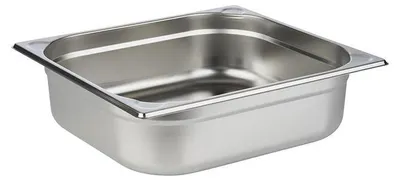 Produktbild von APS 81704 GN 2/3 Behälter, Edelstahl, 35,4 x 32,5 cm, Tiefe 100 mm, 8,4 Liter