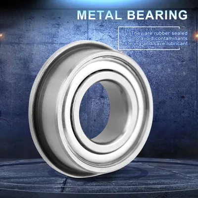 Image de 10pcs F688-ZZ Double Shielded Flanged Deep groove Ball Bearings 8 x16x5mm