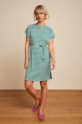 Tunika Kleid - GOTS-zertifiziert - Biologische Baumwolle - Bequem und stilvoll - Geeignet für Freizeit und Feierlichkeiten