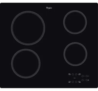 Produktbild von Whirlpool AKT 801/NE Kochfeld Schwarz Integriert 58 cm Glaskeramikkochfeld 4 Zone(n)