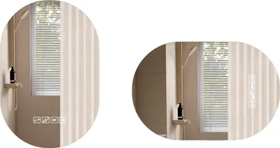 Image de Miroir de salle de bain, éclairage LED, fonction antibuée, BLANC