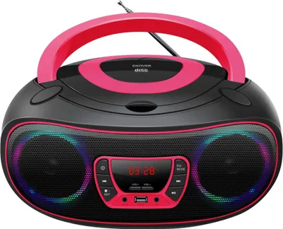 Produktbild von Denver Boombox Radio TCL-212BT, CD, Bluetooth, USB, Farbe: Pink