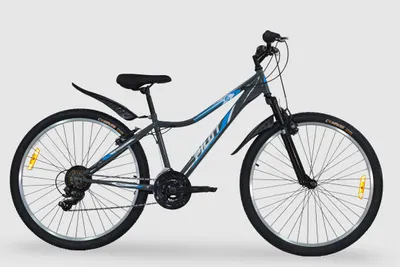 Produktbild von Pilot Bike 27,5 Zoll Mountainbike MTB, 21-Gang Shimano Schaltung, Stahlrahmen, Federgabel, V-Brakes, Aluminiumfelgen