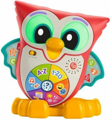 A Fisher-Price BlinkiLinkis Schlaue Eule toy owl.