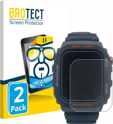 Produktbild von 2x Für Banlvs Smartwatch 1.73" Schutzfolie BROTECT Displayschutz Display Schutz Folie Klar Transparent