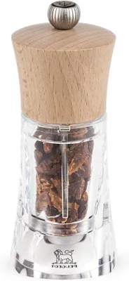 Obrázek produktu pro Nastavitelný mlýnek na pepř z akrylu a dřeva, 14 cm