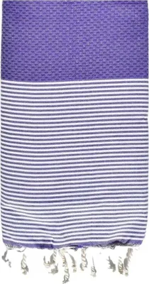 Image de Serviette de Plage - PROMO LINGE - Coton - 200 x 100 cm - Violet