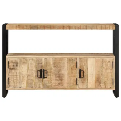 Image de vidaXL Armoire d'appoint 120x30x75 cm bois massif mangue