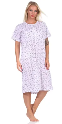 Immagine prodotto di Camicia da notte da donna; bianco-Bordo S/36